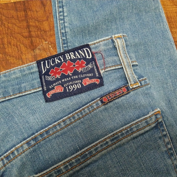 Lucky Brand Bridgette Skinny Clover Edition Blue Jeans Women's Size 26 - Picture 6 of 7